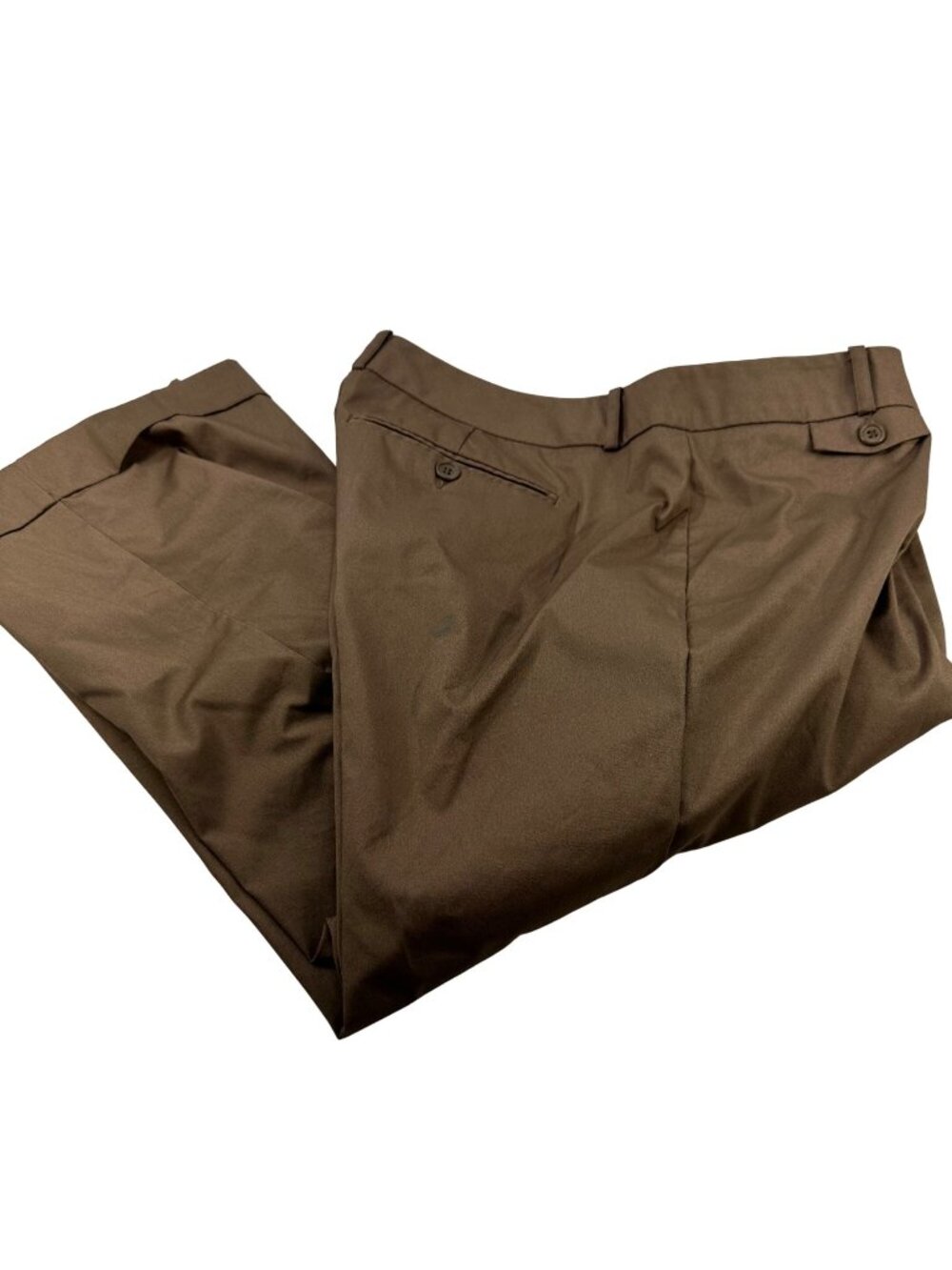 New York And Company Women's Size 12 Dress Pant Brown Good Preowned Condition